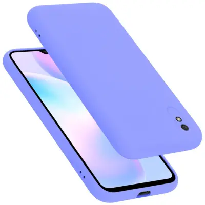 Ohišje je združljivo z Xiaomi RedMi 9A / RedMi 9AT in tekoča svetlo vijolična - Zaščitni ovitek iz prožnega silikona TPU