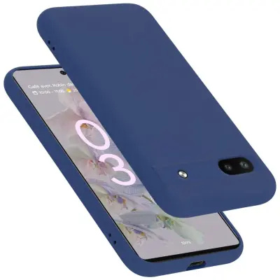 Ohišje je združljivo z Google PIXEL 6A in tekoča modra - Zaščitni ovitek iz prožnega silikona TPU