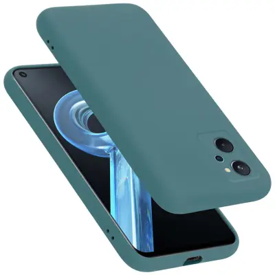 Ohišje je združljivo z Oppo A36 / A76 / A96 4G / K10 4G / Realme 9i in tekoča zelena - Zaščitni ovitek iz prožnega silikona TPU