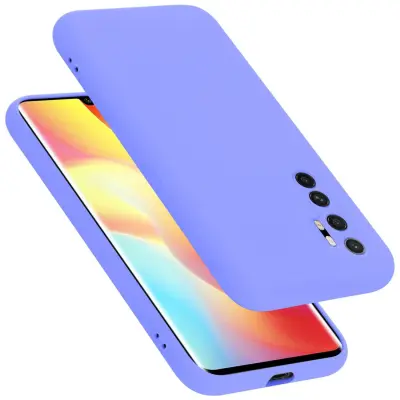 Ohišje je združljivo z Xiaomi Mi NOTE 10 LITE in tekoča svetlo vijolična - Zaščitni ovitek iz prožnega silikona TPU