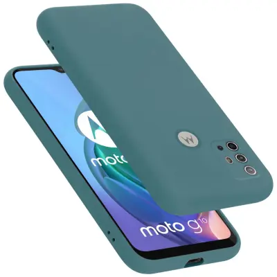 Ohišje je združljivo z Motorola MOTO G10 / G30 in tekoča zelena - Zaščitni ovitek iz prožnega silikona TPU