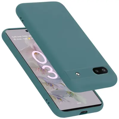 Ohišje je združljivo z Google PIXEL 6A in tekoča zelena - Zaščitni ovitek iz prožnega silikona TPU