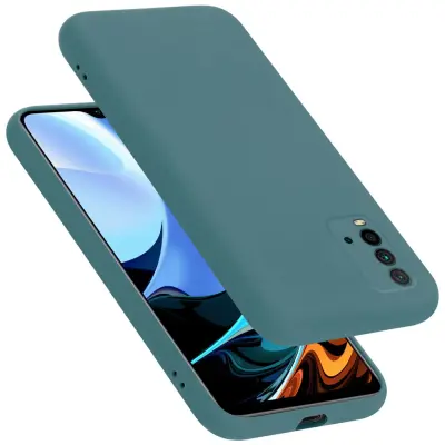 Ohišje je združljivo z Xiaomi RedMi 9T in tekoča zelena - Zaščitni ovitek iz prožnega silikona TPU