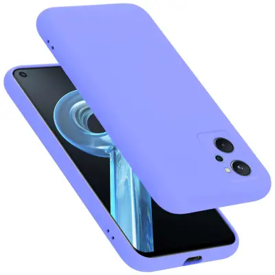 Ohišje je združljivo z Oppo A36 / A76 / A96 4G / K10 4G / Realme 9i in tekoča svetlo vijolična - Zaščitni ovitek iz prožnega silikona TPU