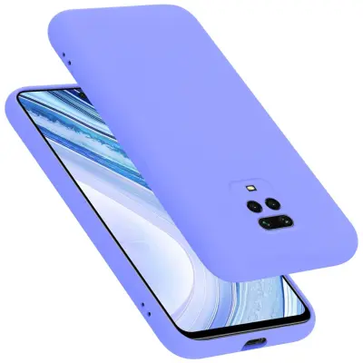 Ohišje je združljivo z Xiaomi RedMi NOTE 9 PRO / NOTE 9S in tekoča svetlo vijolična - Zaščitni ovitek iz prožnega silikona TPU