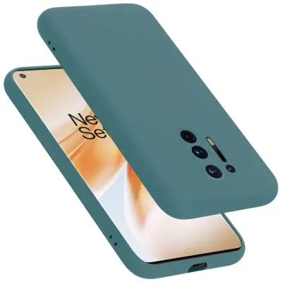 Ohišje je združljivo z OnePlus 8 PRO in tekoča zelena - Zaščitni ovitek iz prožnega silikona TPU