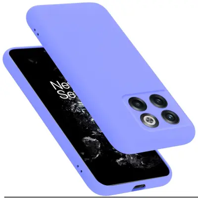Ohišje je združljivo z OnePlus 10T / ACE PRO in tekoča svetlo vijolična - Zaščitni ovitek iz prožnega silikona TPU
