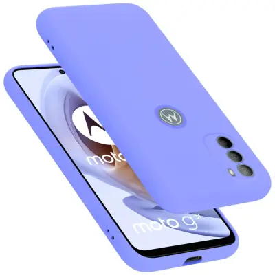 Ohišje je združljivo z Motorola MOTO G31 / G41 in tekoča svetlo vijolična - Zaščitni ovitek iz prožnega silikona TPU