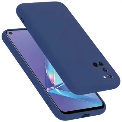 Ohišje je združljivo z Oppo A92 in tekoča modra - Zaščitni ovitek iz prožnega silikona TPU