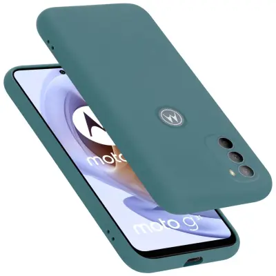 Ohišje je združljivo z Motorola MOTO G31 / G41 in tekoča zelena - Zaščitni ovitek iz prožnega silikona TPU