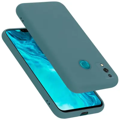 Ohišje je združljivo z Honor 9X LITE in tekoča zelena - Zaščitni ovitek iz prožnega silikona TPU