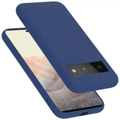 Ohišje je združljivo z Google PIXEL 6 PRO in tekoča modra - Zaščitni ovitek iz prožnega silikona TPU