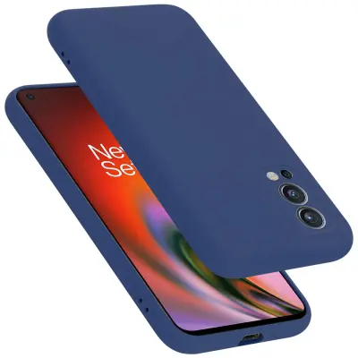 Ohišje je združljivo z OnePlus Nord 2 5G in tekoča modra - Zaščitni ovitek iz prožnega silikona TPU