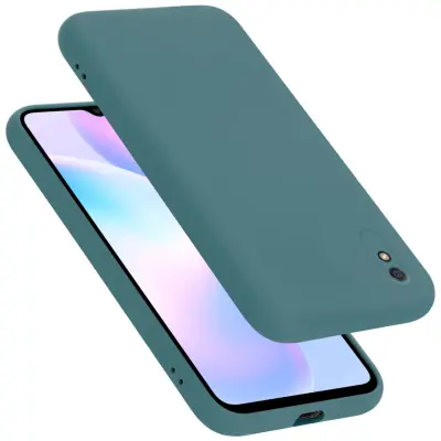 Ohišje je združljivo z Xiaomi RedMi 9A / RedMi 9AT in tekoča zelena - Zaščitni ovitek iz prožnega silikona TPU