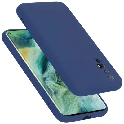 Ohišje je združljivo z Oppo FIND X2 NEO in tekoča modra - Zaščitni ovitek iz prožnega silikona TPU