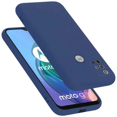 Ohišje je združljivo z Motorola MOTO G10 / G30 in tekoča modra - Zaščitni ovitek iz prožnega silikona TPU