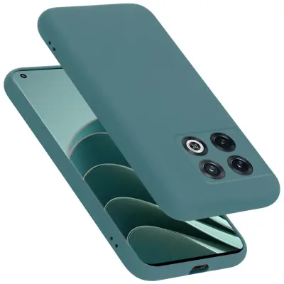 Ohišje je združljivo z OnePlus 10 PRO 5G in tekoča zelena - Zaščitni ovitek iz prožnega silikona TPU