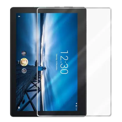 Oklepna folija, združljiva z Lenovo Tab E10 (10.1) in visoka prosojnost - Kaljeno steklo za zaščito zaslona s trdoto 9H in združljivostjo s 3D dotikom