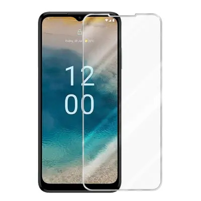 CADORABO Nokia - Zaščitna folija v visoka prosojnost - Kaljeno steklo za zaščito zaslona s trdoto 9H in združljivostjo s 3D dotikom