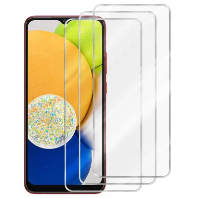 3x CADORABO Samsung - Zaščitna folija v visoka prosojnost - 3-pack Kaljeno zaščitno steklo za zaslone s trdoto 9H in združljivostjo s 3D dotikom