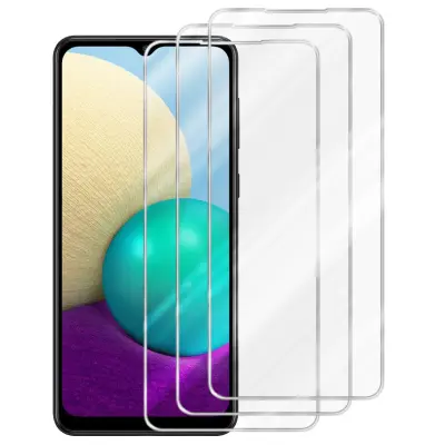 3x CADORABO Samsung - Zaščitna folija v visoka prosojnost - 3-pack Kaljeno zaščitno steklo za zaslone s trdoto 9H in združljivostjo s 3D dotikom