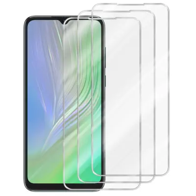 3x CADORABO Blackview - Zaščitna folija v visoka prosojnost - 3-pack Kaljeno zaščitno steklo za zaslone s trdoto 9H in združljivostjo s 3D dotikom