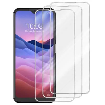 3x CADORABO ZTE - Zaščitna folija v visoka prosojnost - 3-pack Kaljeno zaščitno steklo za zaslone s trdoto 9H in združljivostjo s 3D dotikom