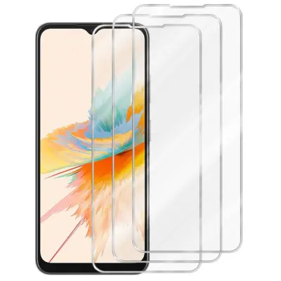 3x CADORABO Blackview - Zaščitna folija v visoka prosojnost - 3-pack Kaljeno zaščitno steklo za zaslone s trdoto 9H in združljivostjo s 3D dotikom