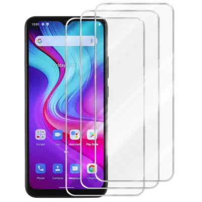 3x CADORABO Doogee - Zaščitna folija v visoka prosojnost - 3-pack Kaljeno zaščitno steklo za zaslone s trdoto 9H in združljivostjo s 3D dotikom
