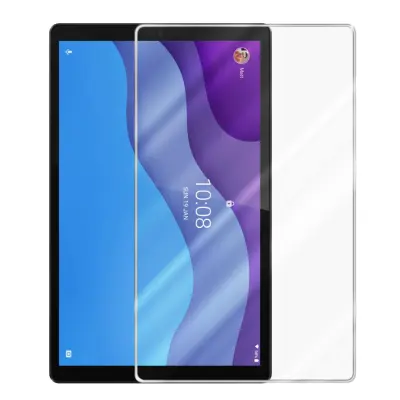 CADORABO Lenovo Tab M10 HD (10.1 Zoll) TB-X306X in visoka prosojnost - Kaljeno steklo za zaščito zaslona s trdoto 9H in združljivostjo s 3D dotikom
