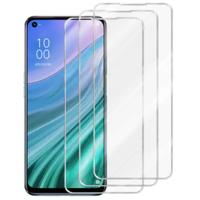 3x CADORABO Oppo - Zaščitna folija v visoka prosojnost - 3-pack Kaljeno zaščitno steklo za zaslone s trdoto 9H in združljivostjo s 3D dotikom