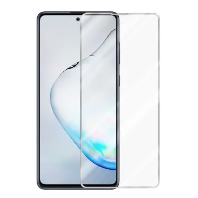 CADORABO Samsung - Zaščitna folija v visoka prosojnost - Kaljeno steklo za zaščito zaslona s trdoto 9H in združljivostjo s 3D dotikom
