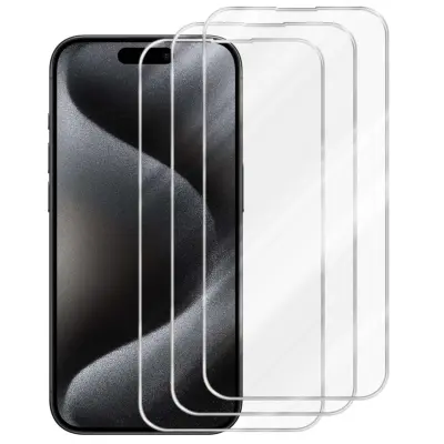 3x CADORABO Apple - Zaščitna folija v visoka prosojnost - 3-pack Kaljeno zaščitno steklo za zaslone s trdoto 9H in združljivostjo s 3D dotikom