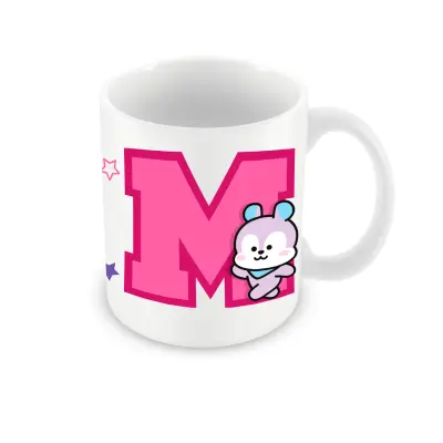 BT21 Črka M skodelica