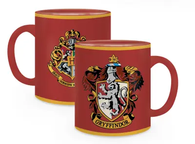 HARRY POTTER GRYFFINDOR ŠČIT skodelica