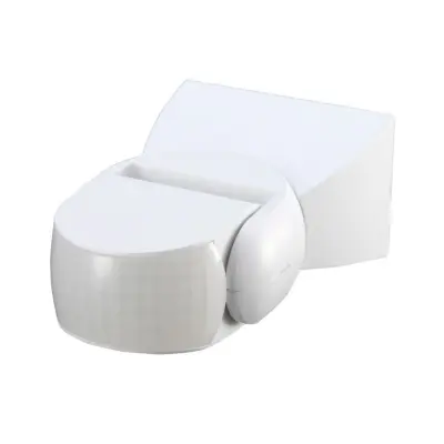 Vodotesni infrardeči senzor gibanja 180° 1200W max. 12m IP65 bel