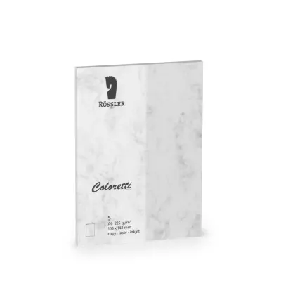 COLORETTI DOUBLE A6 KARTICA 5 ENOT SIVI MARMOR