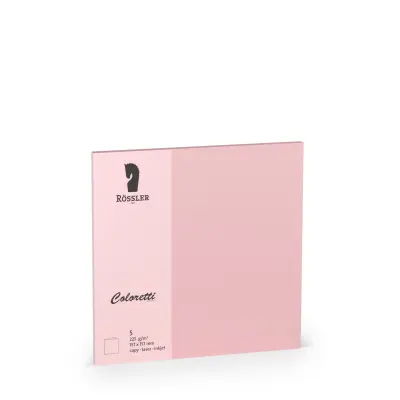 DVOJNA KARTICA 157X157 COLORETTI 5 EN ROZA