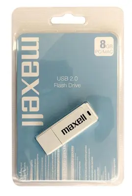 MAXELL USB ključ   8GB bel 2.0