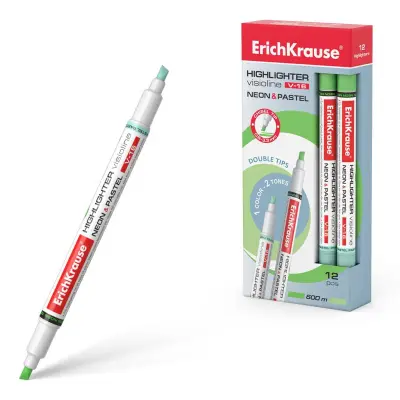 ErichKrause Označevalnik teksta Visioline V-16, zele neon+pastel 12 KOS