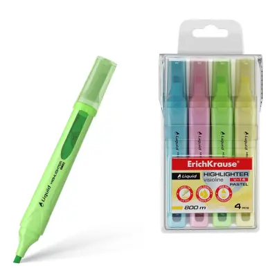ErichKrause Označevalnik teksta Visioline V-14 paste rumena, zelena, roza, modra