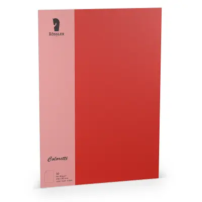 FOLI A4 COLORETTI 10 RDEČIH ENOT
