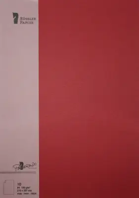 A4 PAPIR FOLIO 10 ENOT RDEČA