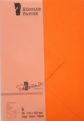 KUVERTA 5 ENOT ORANŽNA