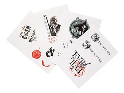 Grupo Erik Uradnik nalepke Witcher Stickers GADGET - 17 vodoodpornih in nalepk za večkratno uporabo, multicolour, 7 x 5 x 0,2 cm, gdge018