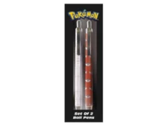 Pokémon - komplet dveh pisal, Pokémon Design, za dečke in deklice, rdeči in bel, uradni izdelek (blagovne znamke CYP)