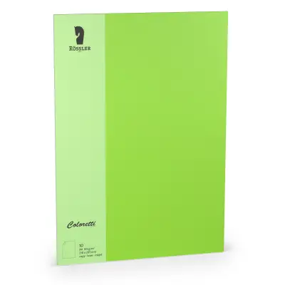 COLORETTI A4 KARTICA 10 ENOT LIMETA ZELENA