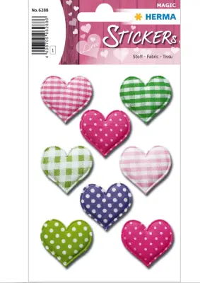 NALEPKE IZ TKANA MAGIC HEARTS