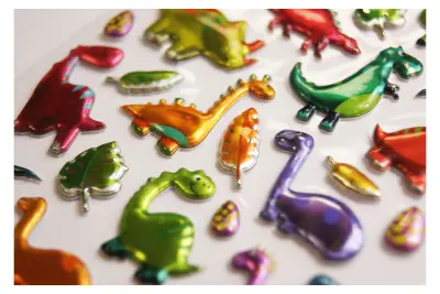 NALEPKE TWEENY FOAMY GLOSS DINOSAURS
