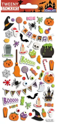 TWEENY FOAMY HALLOWEEN NALEPKE IZ VEČ ELEMENTOV
